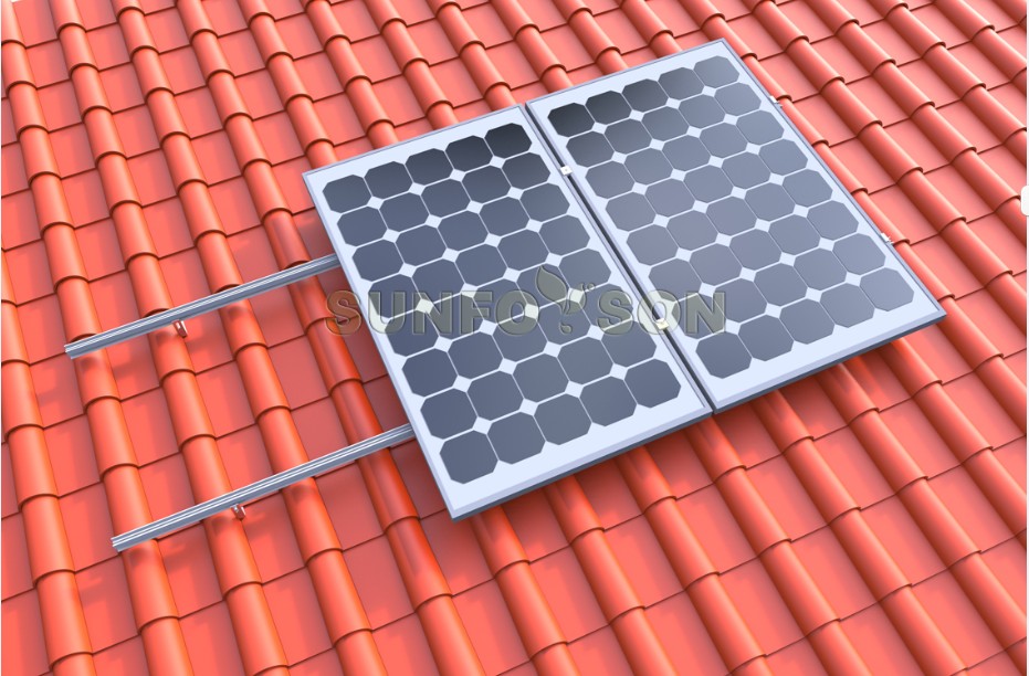 Solar Tile Roof Hooks for PV Mounting System