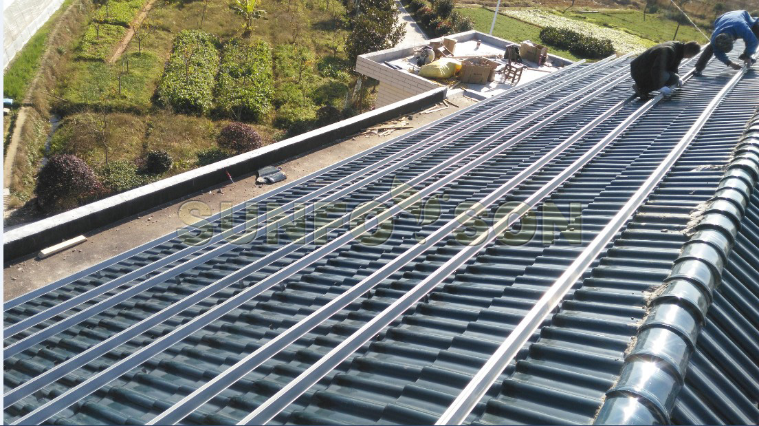 solar aluminum roof mounting system