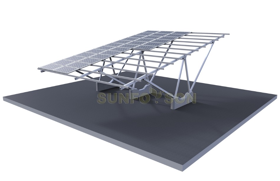 carport solar panel mounting system
