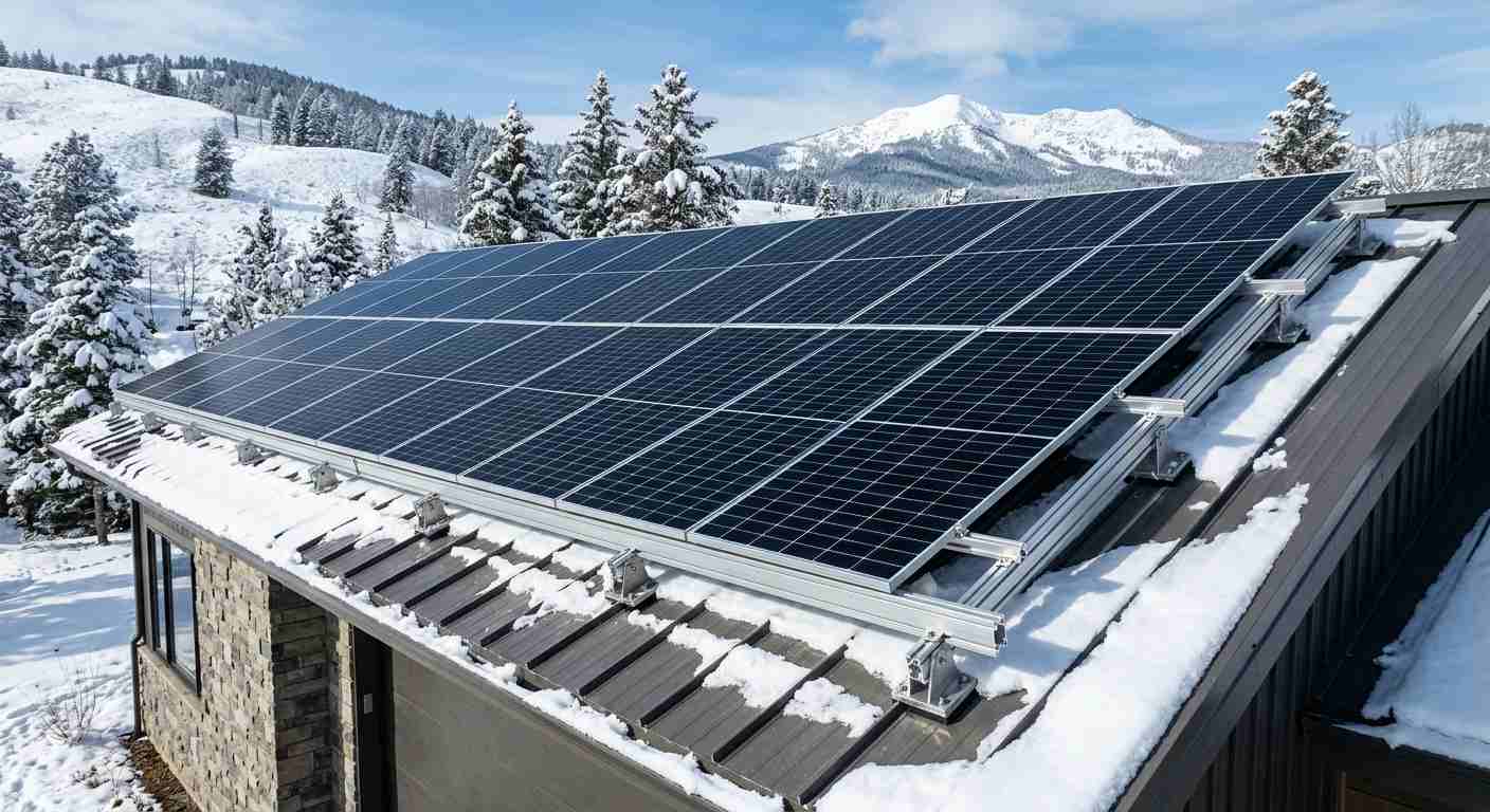 Wind resistant solar mounting system and snow load solar racking by Sunforson