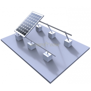 sistema de montaje en el techo del panel solar