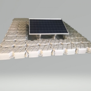 estructura de montaje solar flotante
