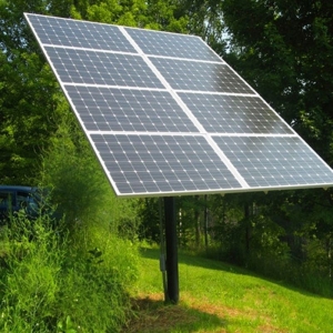 soporte de montaje de panel solar unipolar