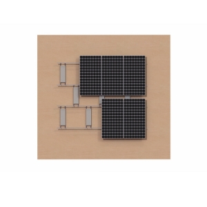 Montaje solar de techo plano