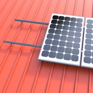 sistema de montaje solar pv para techo de hojalata