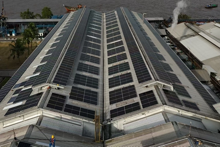 Imagen del proyecto Sunforson para montaje en techo SolarTin de 1,45 MW