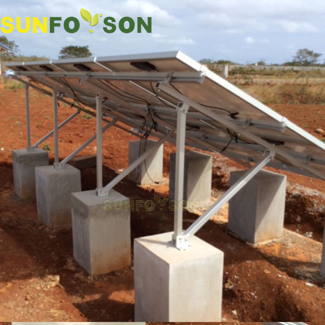mantenimiento de soporte con energía solar