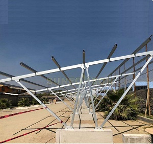  Proyectos de cochera solar chile 165kw para aplicación comercial.