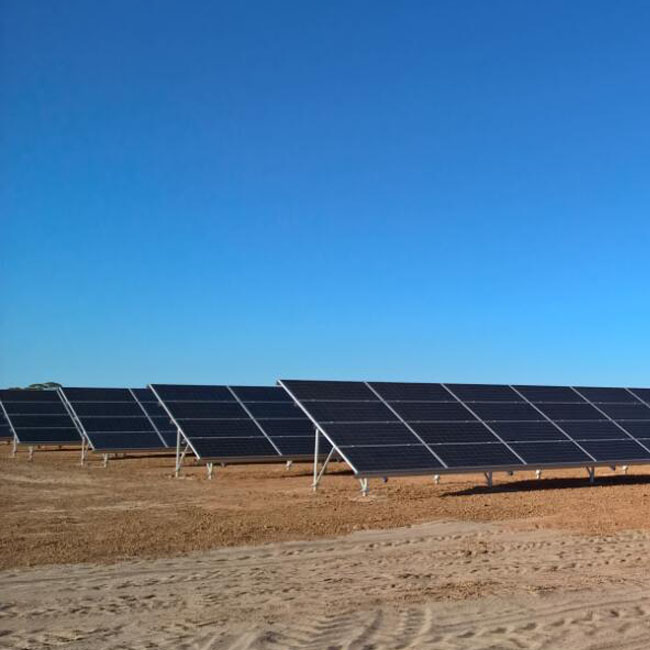 proyecto de sistema de montaje en tierra solar de 200kw bulgaria ha terminado la producción