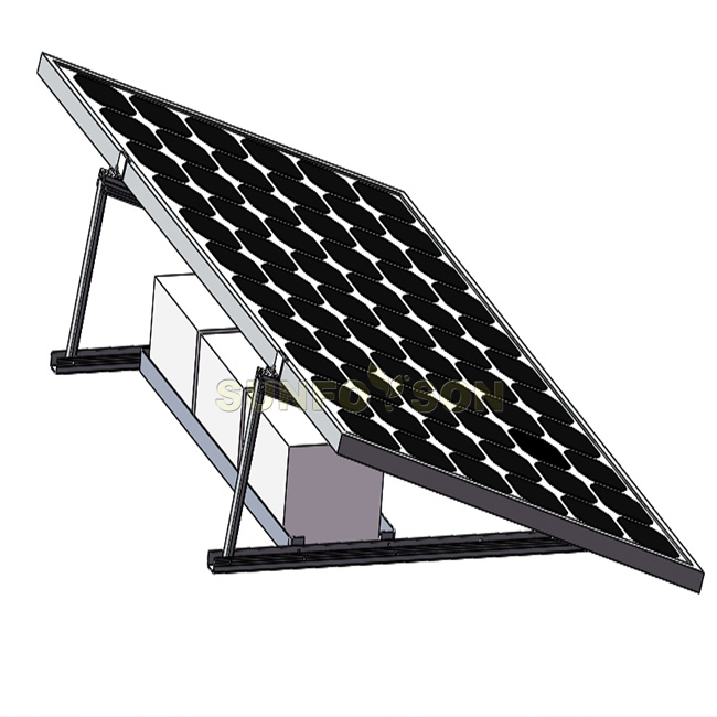 Soporte fotovoltaico portátil fácil de transportar