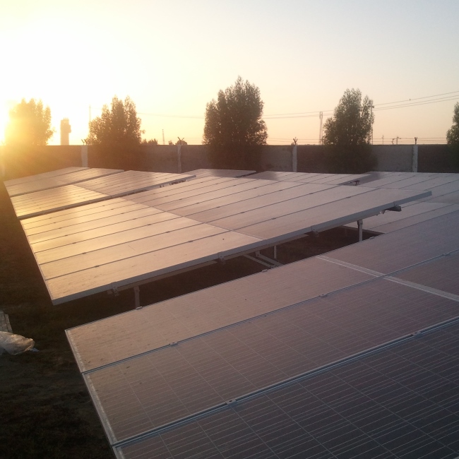 Sistema de montaje en base de hormigón SFS-GM-01 de 1,4 MW